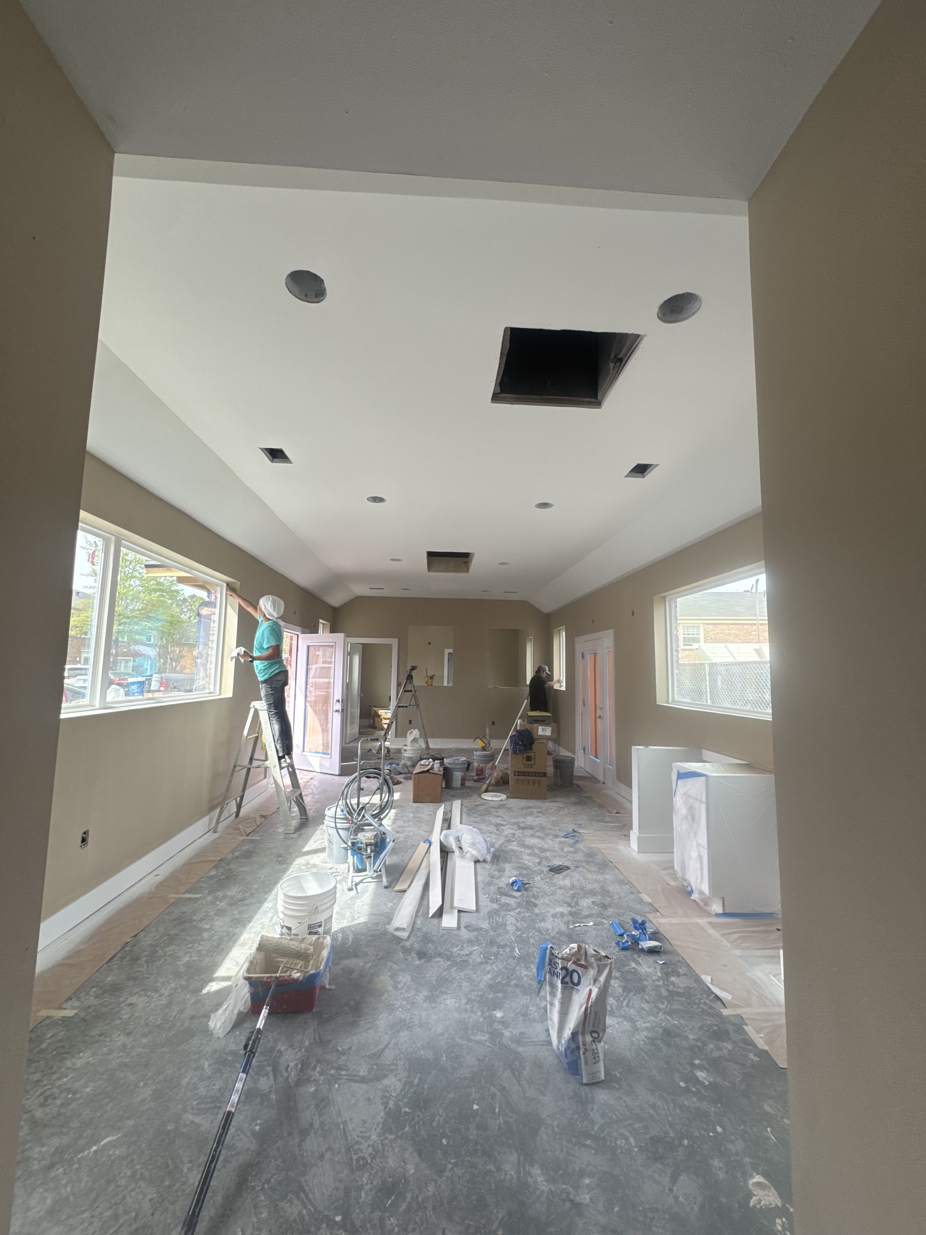 Interior remodel in progress